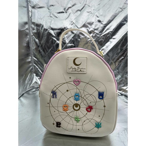 NWT Box Lunch Sailor Moon Senshi Planet Symbol Mini Backpack - Picture 4 of 4